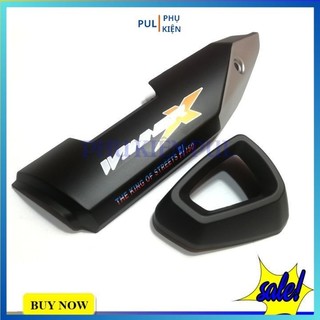 Bộ ốp pô Winner X và chụp đuôi pô logo ngẫu nhiên lắp chắc chắn theo xe