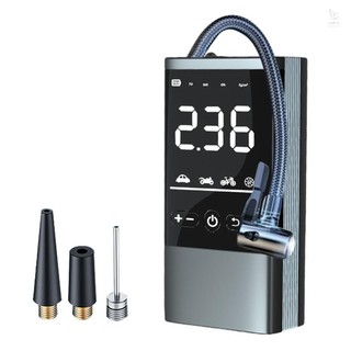 Máy bơm không khí ô tô 150PSI Máy nén khí không dây Máy bơm lốp điện di động có đèn LED Chức năng tự động tắt cho ô tô, xe máy, lốp xe đạp bóng