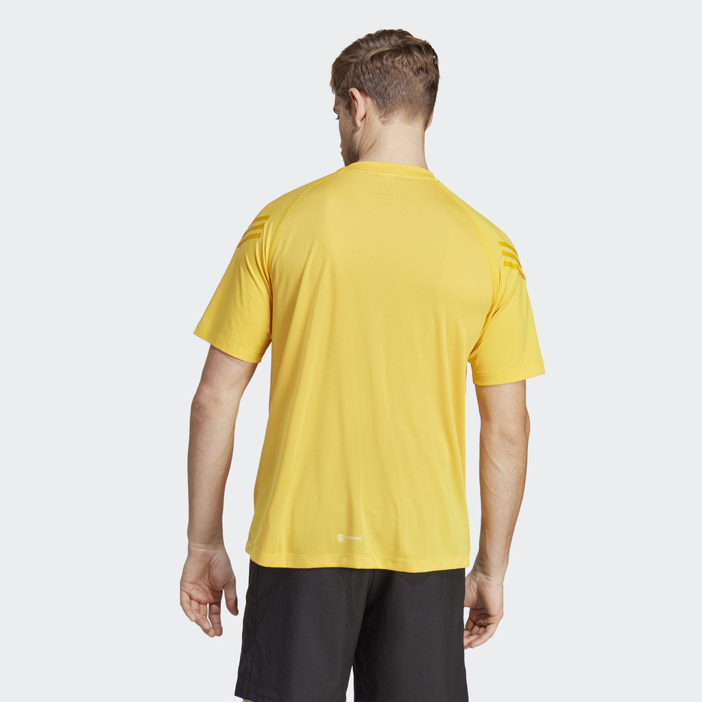 Adidas Tập luyện Áo Thun Tập Luyện 3 Sọc Train Icons Nam Vàng IC2075