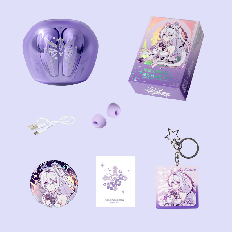 [Quà tặng miễn phí] Honkai Impact 3 Kiana Kaslana Herrscher of Finality Wireless Bluetooth 5.3 Tai nghe thoại Bronya Elysia Giảm tiếng ồn Độ trễ thấp Tai nghe chất lượng âm thanh HiFi | BigBuy360 - bigbuy360.vn