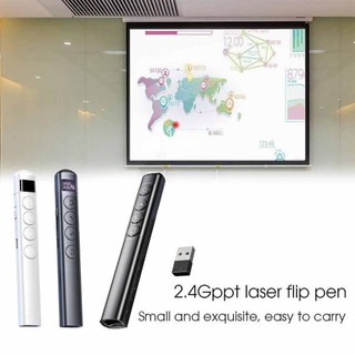 Wireless USB Presenter Clicker for Powerpoint Presentation Pointer PC Laptop PPT Remote Pen
