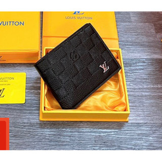 Ví/bóp ngang nam Lv ngang Fullbox có hộp giấy thẻ , Bóp nam Lv Fullbox , chất liệu da pu cao cấp ngăn đựng hình