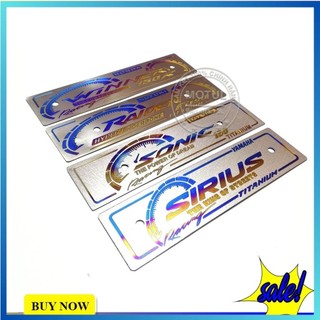 Bảng tên xe máy titanium cho Winner/Sonic/Ex/Dream...