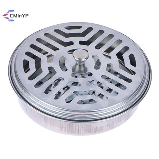 Hộp đựng cuộn dây chống muỗi bằng thép tròn có nắp Khay cuộn muỗi mới
