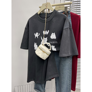 Nrvp Mới 100% Cotton Unisex Áo Thun Nữ Tay Ngắn Rời Plus Size 5XL Nữ Tee Baggy Nam Nữ Baggy Cổ Tròn Áo 02 / 20