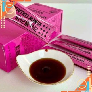 Nước uống collagen trẻ hóa da Re:new Collagen WELLIT Hàn Quốc Giúp Da Trẻ hóa săn chắc,ngăn rụng tóc- Hộp 14 gói- HTshop