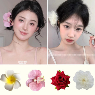 Kẹp tóc hoa hồng phong cách hàn quốc chất lượng cao hoa hồng đỏ nổ kẹp thời trang nữ phụ kiện tóc