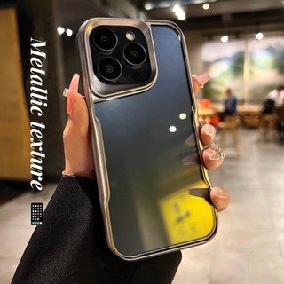 Ốp Điện Thoại Titan Giáp Chống Sốc Cho IPhone 15 14 13 12 Pro Max Plus Bảo Vệ Toàn Diện Acrylic Mạ Kim Loại Ốp Lưng Cứng