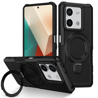 Dành Cho Redmi Note 13 5G Ốp điện thoại Có Giá Đỡ Nhẫn PC Cứng Lưng Mềm TPU Edge Quân Sự Cấp Chống Rơi Chống Sốc Mỏng Vỏ