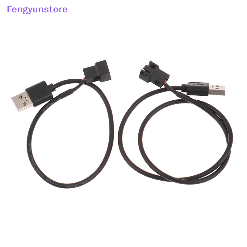 Feng USB Sang 4Pin Quạt Máy Tính Adapter Cáp Nguồn 5V Đến 12V 30CM VN