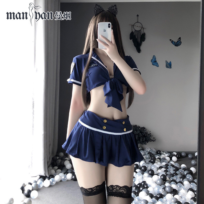 Cosplay Cảnh Sát Quyến Rũ Nóng Bỏng 2 Màu Trắng Xanh CP48-1 CICI BONITA HCM | BigBuy360 - bigbuy360.vn