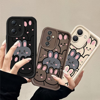 Dành Cho Redmi 13 Note 13 Pro 13C 12 Note 12 Pro 11 11s 8 10s Note10 5G 10A 12C 9C 9T 9 A1 10C 9A A2 POCO X5 M3 M5s X3 M4 Hoạt Hình Dễ Thương Thỏ Doodle Mắt Thiên Thần Chống Sốc R & X
