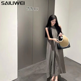 SAILIWEI váy Đầm váy nữ body đầm Minimalist Phong cách Dễ thương Hàn Phong WLQ2430OQ8 13Z240325