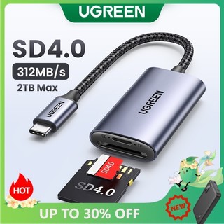 Đầu Đọc Thẻ Nhớ UGREEN Type-C Sang TF SD4.0 Cho ipad Laptop