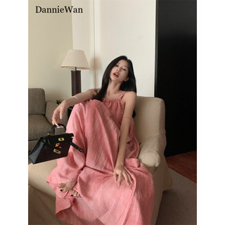 DannieWan váy Đầm váy nữ body đầm Fashion Vintage Comfortable Minimalist WLQ2430V13 13Z240329