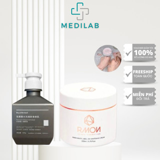 Combo Dưỡng Trắng Da Kem Body Rmon 200ml Và Kem Ủ Trắng Royal Retinol B22 200g - Yubin1211