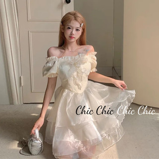 Chic váy Đầm váy nữ body đầm Hàn Phong Trendy hàn quốc Popular WLQ2430SE9 13Z240330