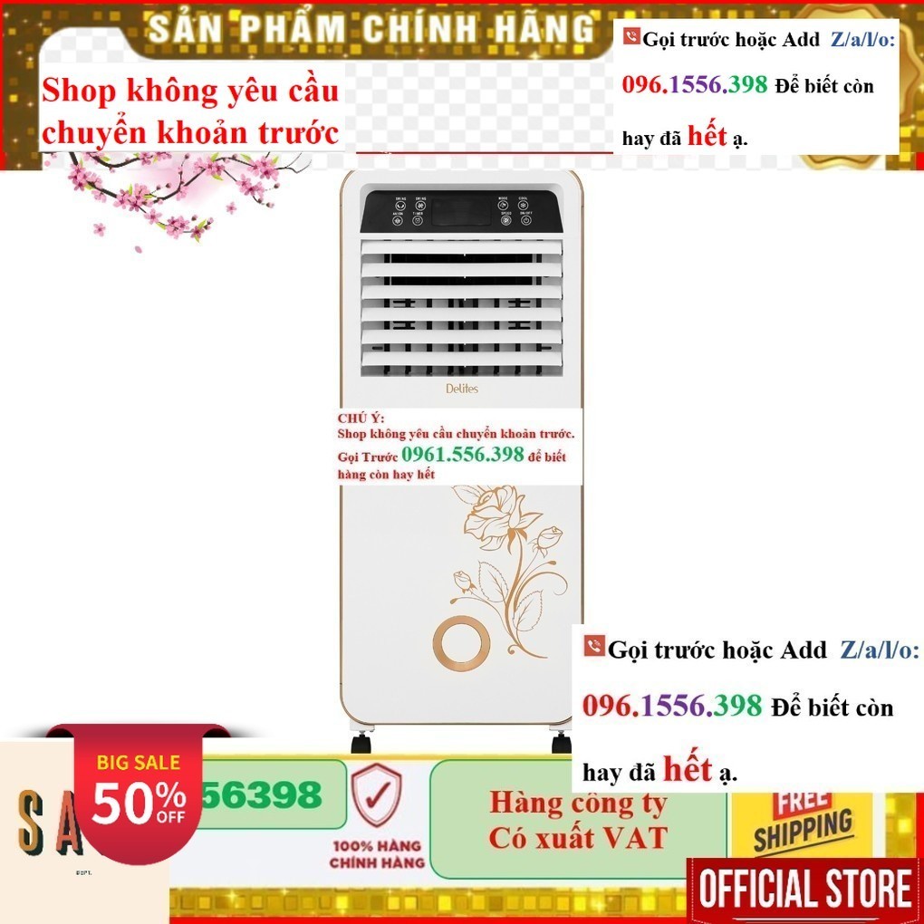 Quạt Điều Hòa Delites FL-918 - Kích thước 1060x430x378mm, Dung lượng 12L