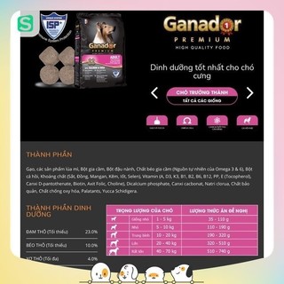 [ 400gr zin ] Hạt Ganador cho chó 🐕