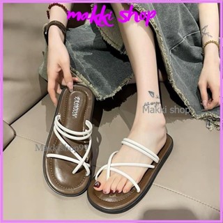 (Hàng L1) Dép kẹp ngón nữ dây mảnh, dép xỏ ngón nữ đế bệt hàng QC full box mới MAKKI SHOP