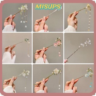 Misups 1 cái tóc, kẹp tóc hanfu kẹp tóc trung quốc cổ đại, phong cách trung hoa bền đẹp truyền thống với tua rua kẹp tóc