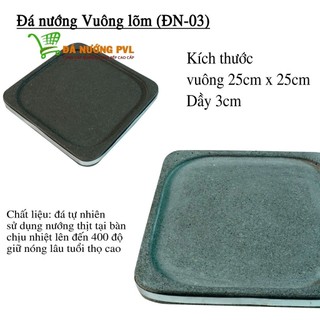 Chảo đá nham thạch để nướng thịt. Đường kính 25cm