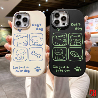 Ốp lưng OPPO A58 A98 A78 A74 A78 A94 A5S A16 A12 A3S A17K A15 A38 A17 A18 A57 A9 A31 A53 A5 A33 A77 2020 A16K A92 A55 A95 A77S A7 F9 A54 A96 A15S A56S A52 Reno 6z 8z 7z 8T Cute Puppy Kitty Bestie Cặp đôi mạ ống kính kim loại TPU Vỏ chống rơi