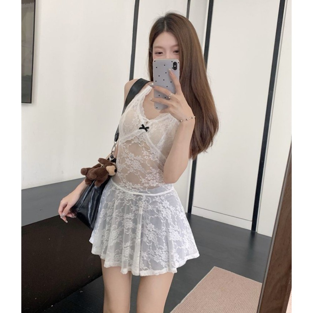 RICH-THEY Váy Ren Gợi Cảm Cho Nữ Váy Suông Trễ Vai Thời Trang Mới Mặc Với Váy | BigBuy360 - bigbuy360.vn