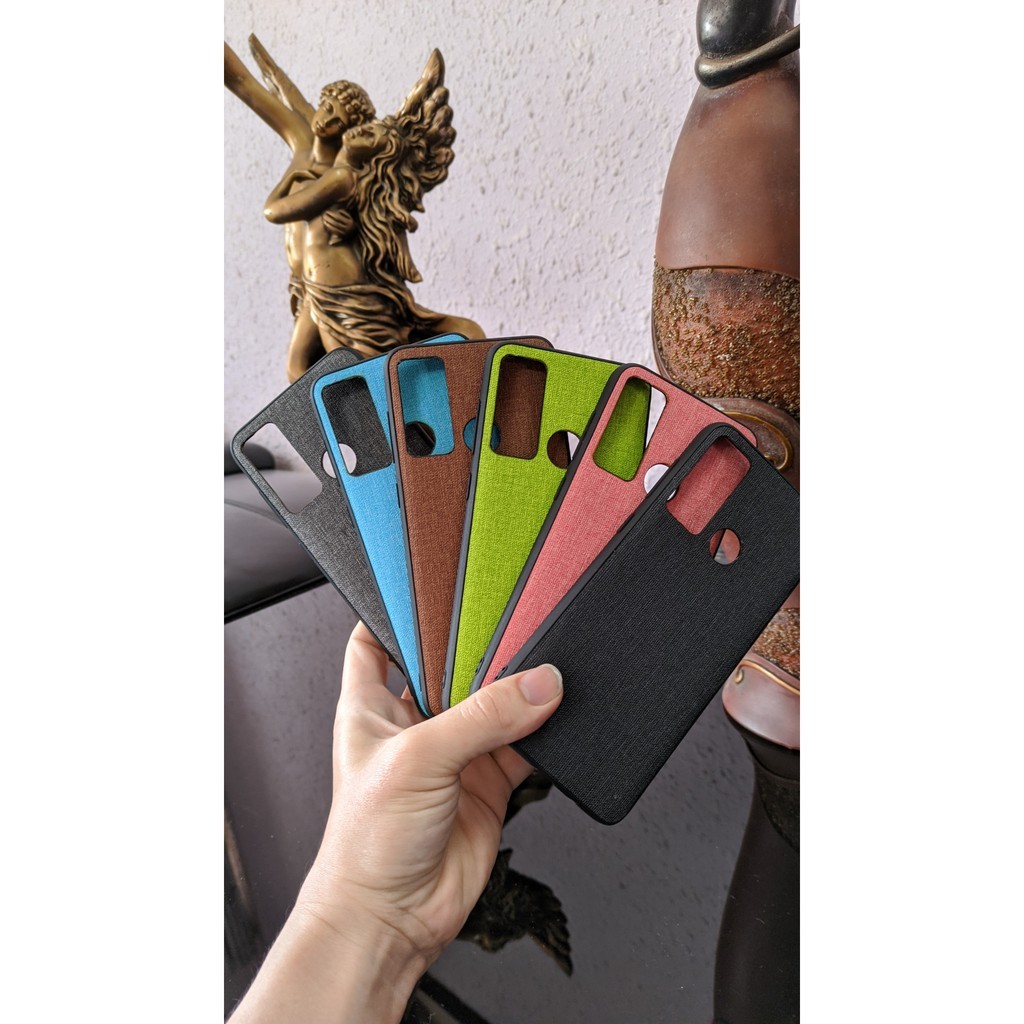 Ốp da vân vải Bphone A40 A50 A60 Vsmart Live 4 aris pro Joy 4 joy 3