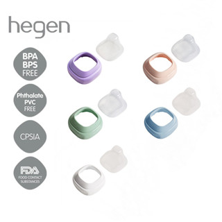  Hegen PCTO Cổ Và Nắp Trong Suốt - Phụ Kiện Bình Sữa Cho Bé 