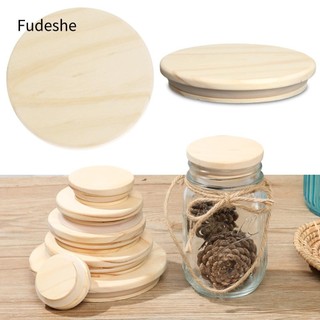 Fudeshe Đậy Lọ Mason Miệng Rộng Bằng Gỗ Có Thể Tái Sử Dụng Nhiều Kích Thước Cho Nhà Bếp