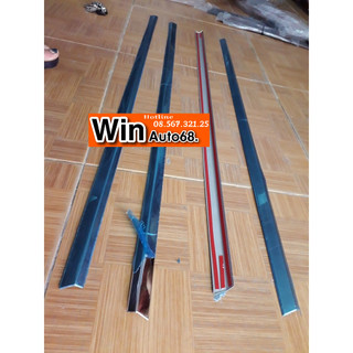 Nẹp viền chân kính inox xe daewoo lacetti bản liên doanh đời 2004 2005 2006 2007 2008 2009 2010 2011