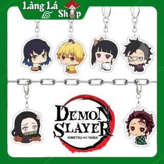 Móc khoá Mica anime Kimetsu No Yaiba (Loại 2 - Đời thường) - Nhựa Cứng Acrylic In 2 mặt sắc nét ( ảnh thật )