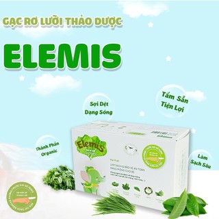 Gạc rơ lưỡi thảo dược Elemis (Hộp 30 gói) - DK Pharma