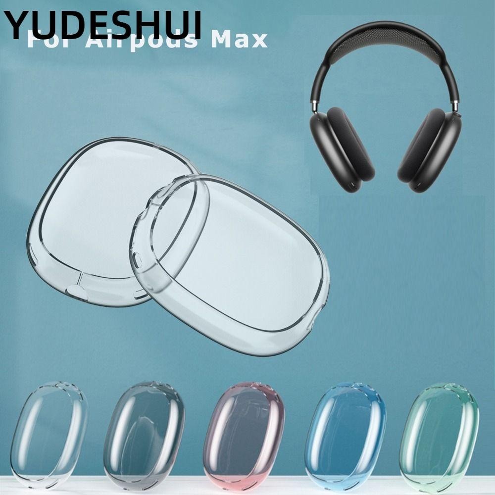 YUDESHUI Tai nghe không dây mềm mại cho Airpods Max Vỏ trong suốt chống sốc cho Airpods Max