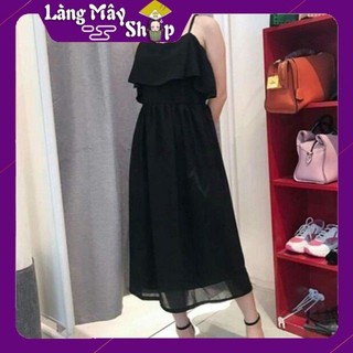(Xả kho Sale Sập Sàn) Đầm maxi 2 dây cao cấp mặc đi biển siêu xinh siêu sang (2 màu Có ảnh và Clip Thật)