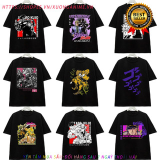 9 Mẫu Áo thun JoJo's Bizarre Adventure - Anime siêu HOT