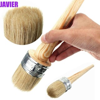 Javier cọ sơn dụng cụ 1 chiếc sơn sáp bàn chải nghệ sĩ 185 mm lông tròn dài