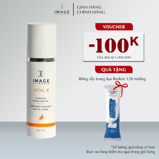 Sữa rửa mặt dưỡng ẩm phục hồi da Image Skincare Vital C Hydrating Facial Cleanser 177gr