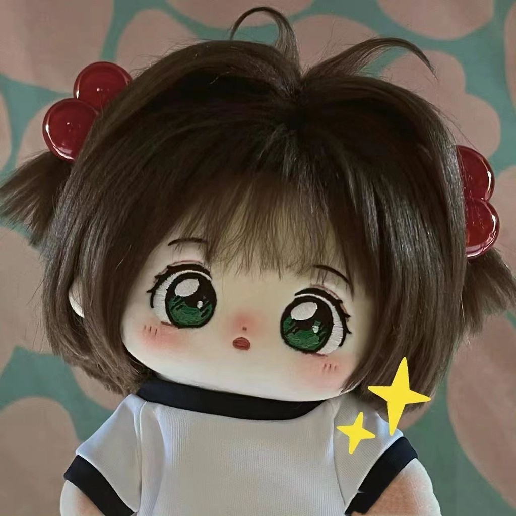 CLAMP / 🍎 Magic Card Girl Kinomoto Sakura Cotton Doll 20cm Búp bê sang trọng Đồ chơi trang điểm ngoạ