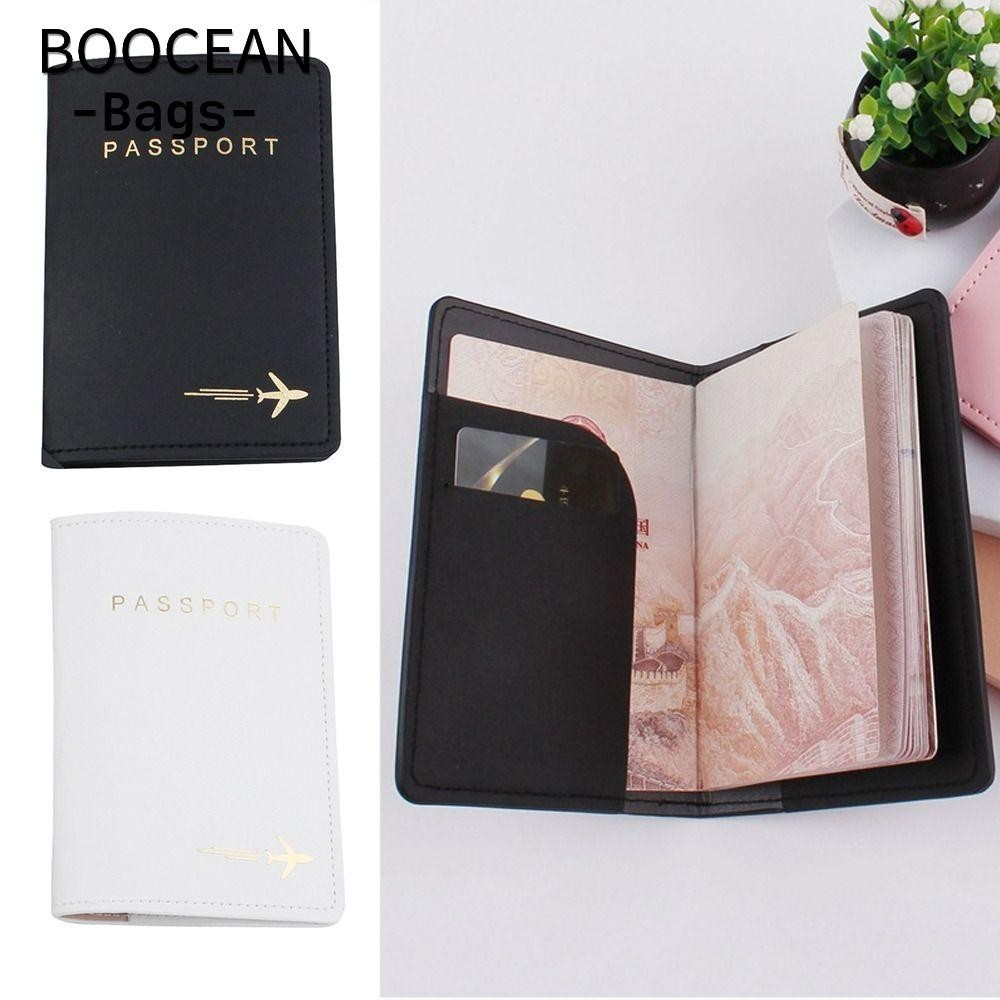 BOOCEAN Hộp đựng hộ chiếu Túi đựng thẻ du lịch Ví đựng tài liệu