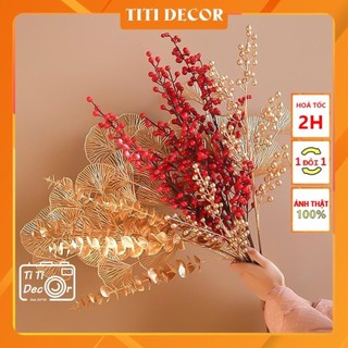 Cành đào đông decor, trang trí nhà cửa, trang trí Tết, phụ kiện trang trí cao cấp, giá tốt - TiTi decor
