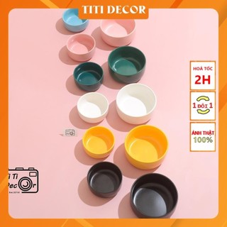 Chén Nordic tròn dụng cụ làm bánh, nấu ăn, trang trí bếp, nhà hàng - TiTi Decor