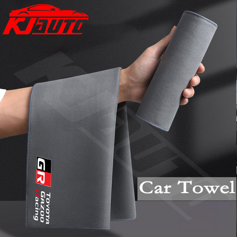 Mềm Rửa Xe San Hô Lông Cừu Làm Sạch Khăn Sấy Cho Xe Toyota GR Sport Gazoo Racing Vios Raize Wigo Rus