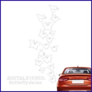 Bướm Decal Dán Tường Phản Quang Icebox Laptop Cửa Dán Ngộ nghĩnh Xe Trang Trí Nội Thất Miếng Dán Decal Dán Tường Cho robpvn robpvn