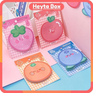Giấy note ghi chú cute giấy nhớ đánh dấu - học sinh văn phòng dán lời nhắc vở ghi decor góc học tập heytabox - gn5 gn6