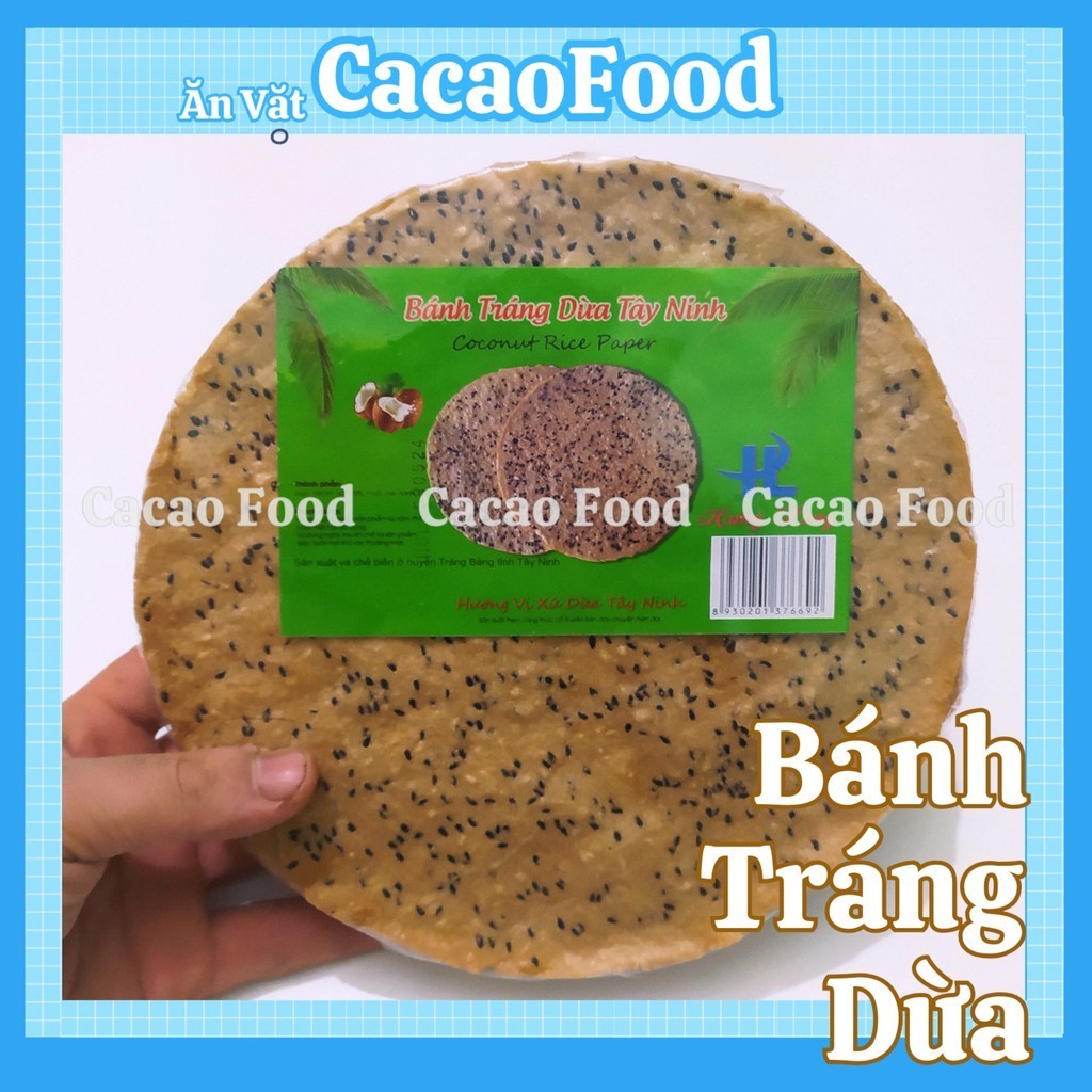 Bánh Đa Tráng Dừa Tây Ninh [Gói 5 miếng]