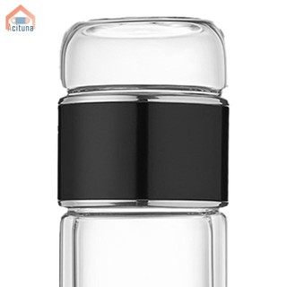 Bình pha trà 350ml Cốc pha trà thủy tinh dành cho du lịch