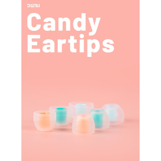 Đầu tai bằng silicon dunu candy eartips cho tai nghe / l / m / s