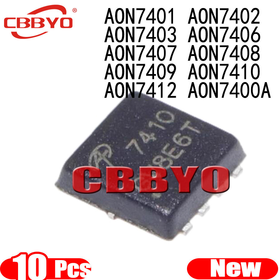 Set 10 Linh Kiện Điện Tử AON7401 AON7402 AON7403 AON7406 AON7407 AON7408 AON7409 AON7410 AON7412 AON